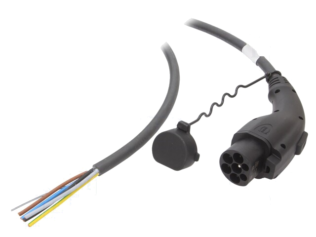 Kabel: eMobility; 1x0,5mm2,5x6mm2; 480V; 24,4kW; IP44; GB/T,draden Kabel: eMobility; 1x0,5mm2,5x6mm2; 480V; 24,4kW; IP44; GB/T,draden